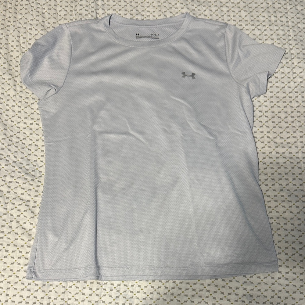 Under Armour Women's Light Gray Short Sleeve Tee